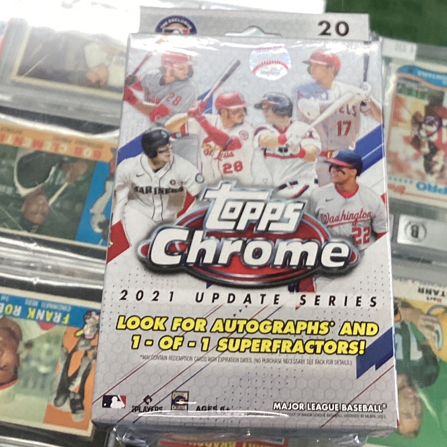 2021 Topps Chrome Update Series Hanger Box
