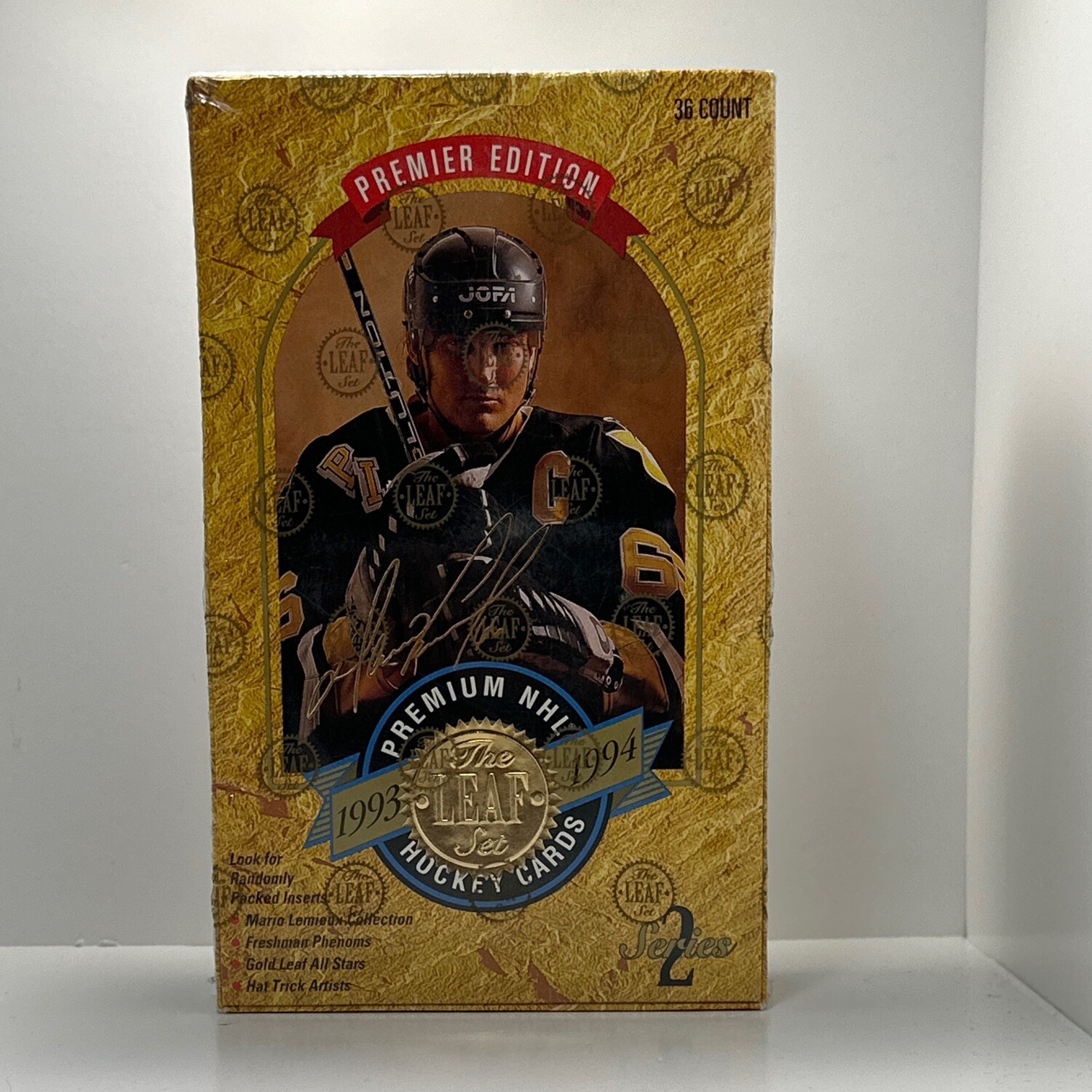 1993-1994 Leaf Premier Edition Hockey Cards - Mario Lemieux Factory Sealed Box