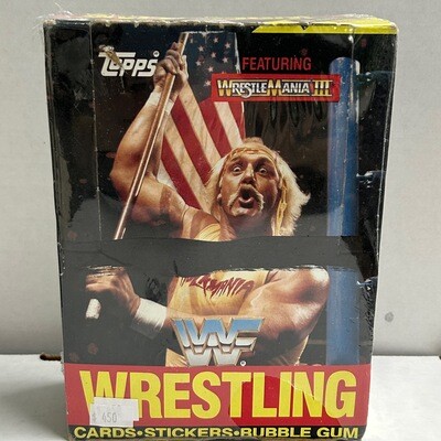 1987 Topps WWF Wrestling Hobby Box