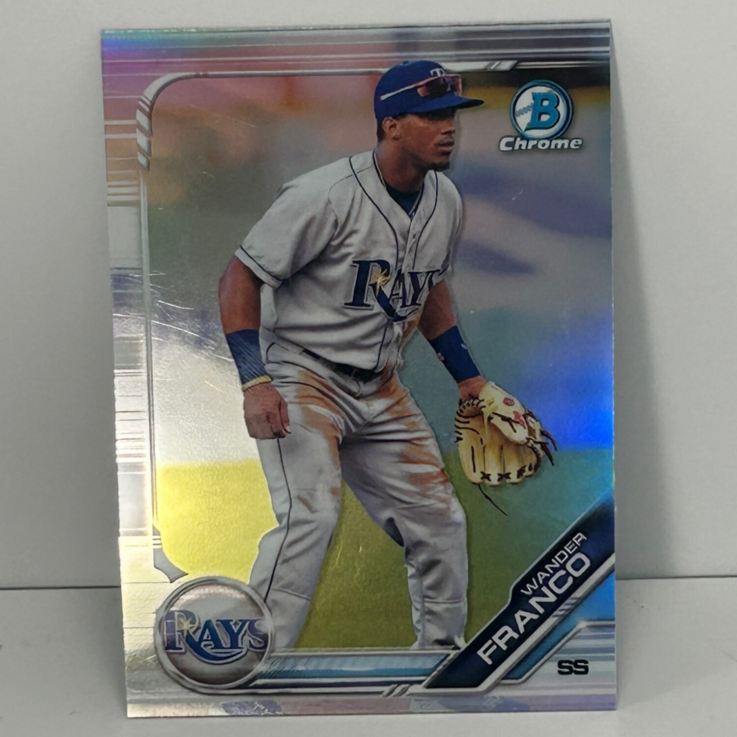 2019 Bowman Chrome Refractor Wander Franco Rays RC Rookie