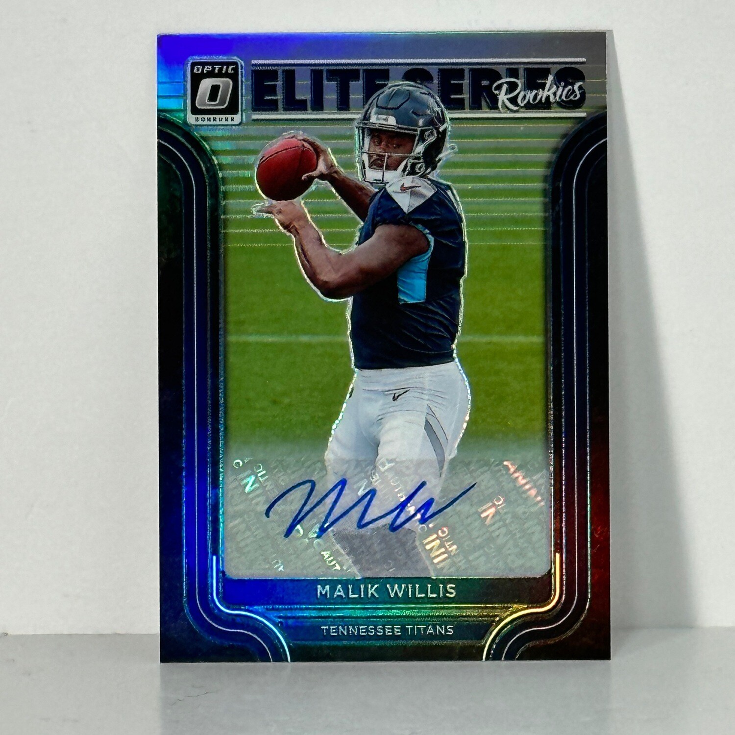 2022 Panini Donruss Optic Malik Willis Silver Elite Series Auto /99