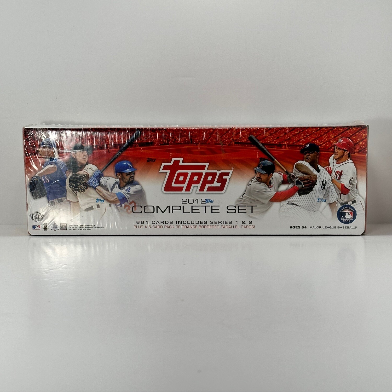 2012 Topps Baseball Factory Set Sealed 1-661 + 5-pack orange-bordered parallels