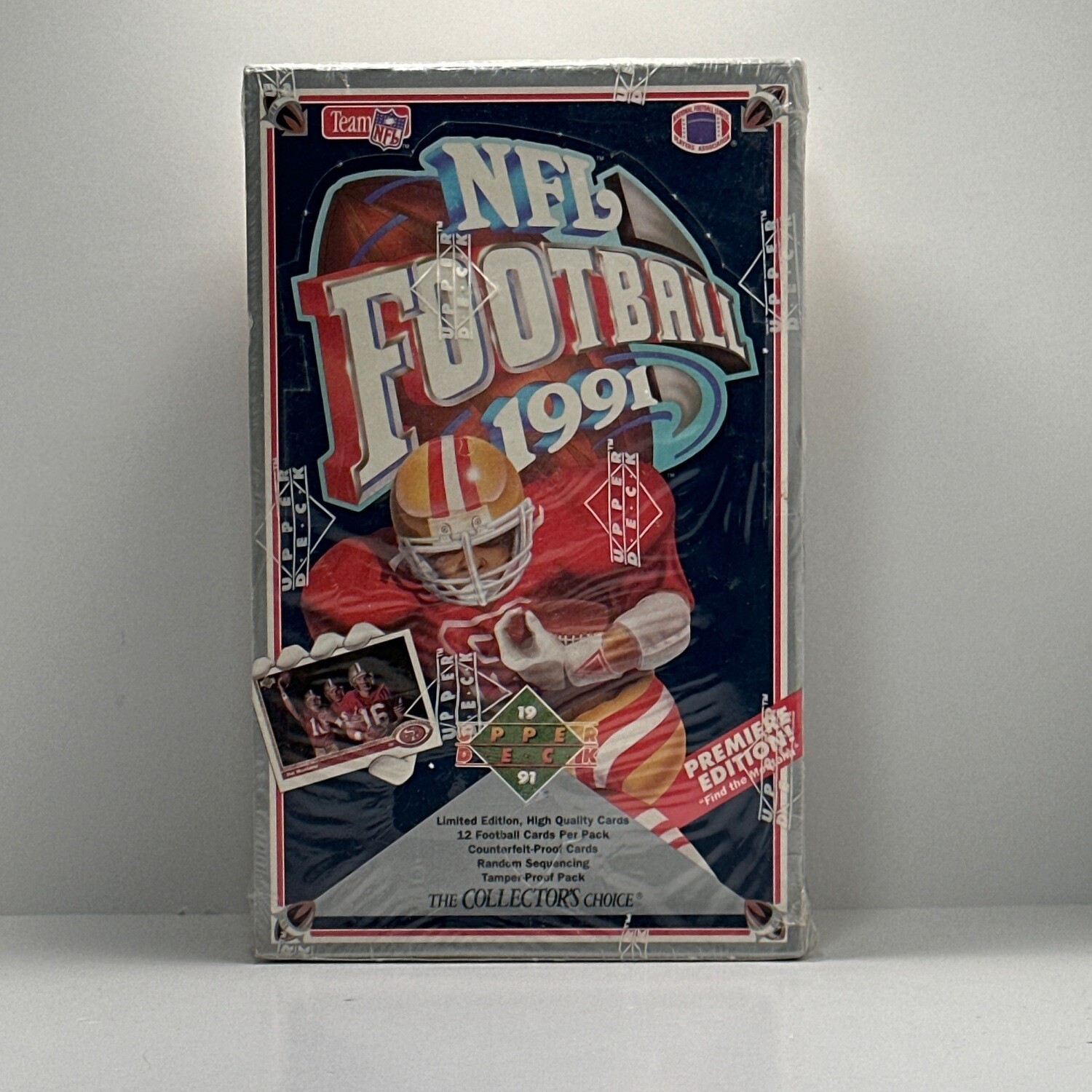 1991 Upper to Deck nfl football cards sealed box