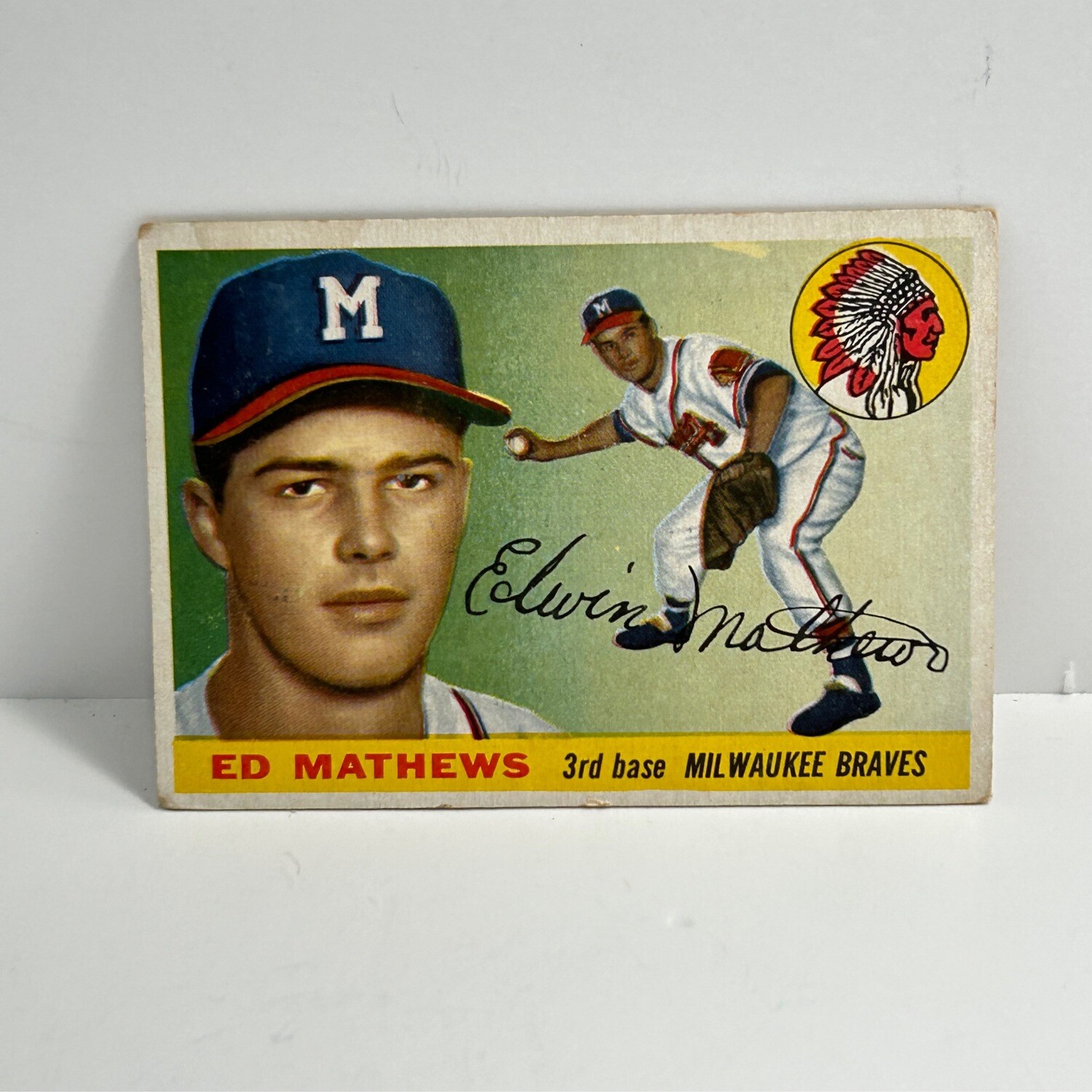 1955 Topps Ed Mathews #155
