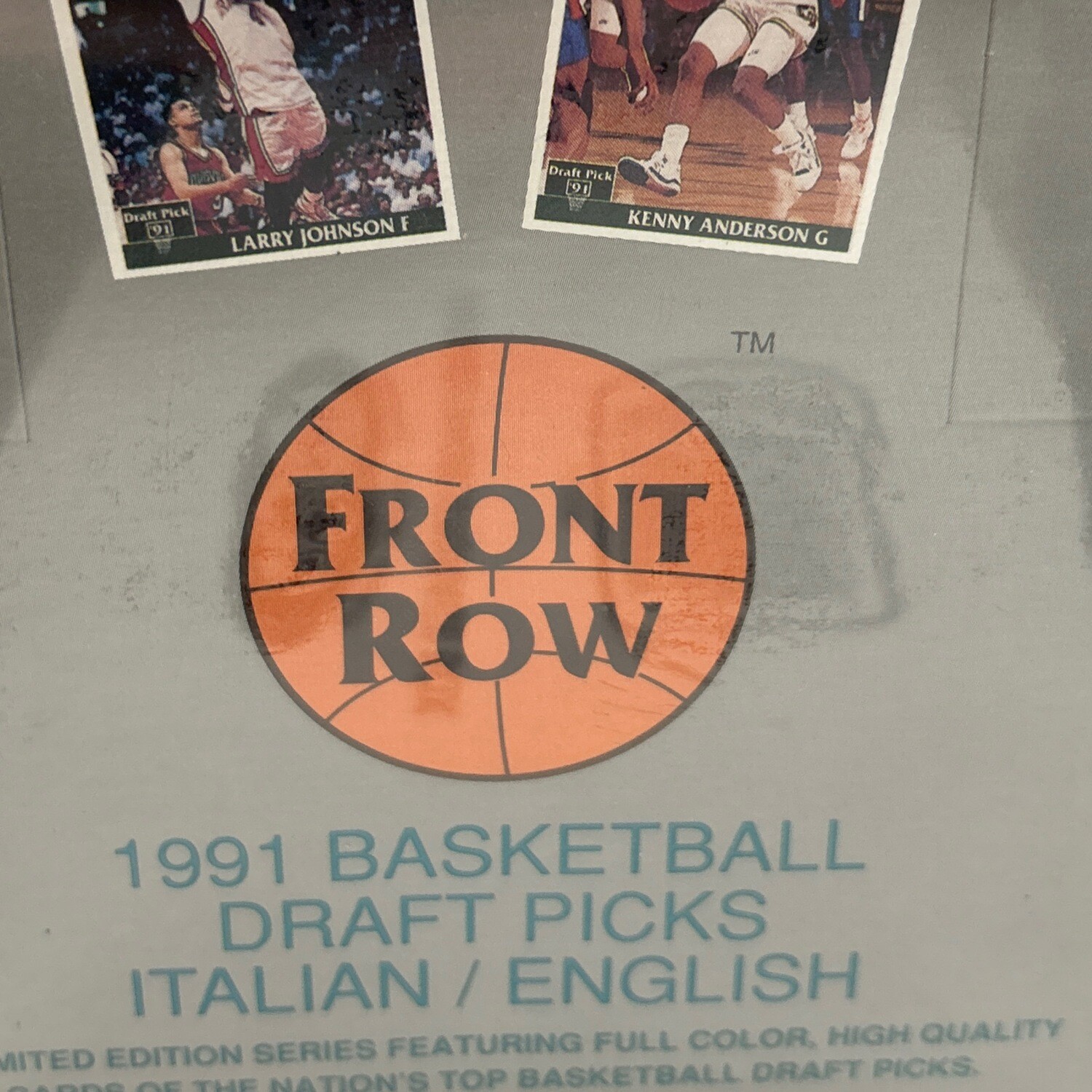 1991 Front Row Basketball Draft Picks Italian/English