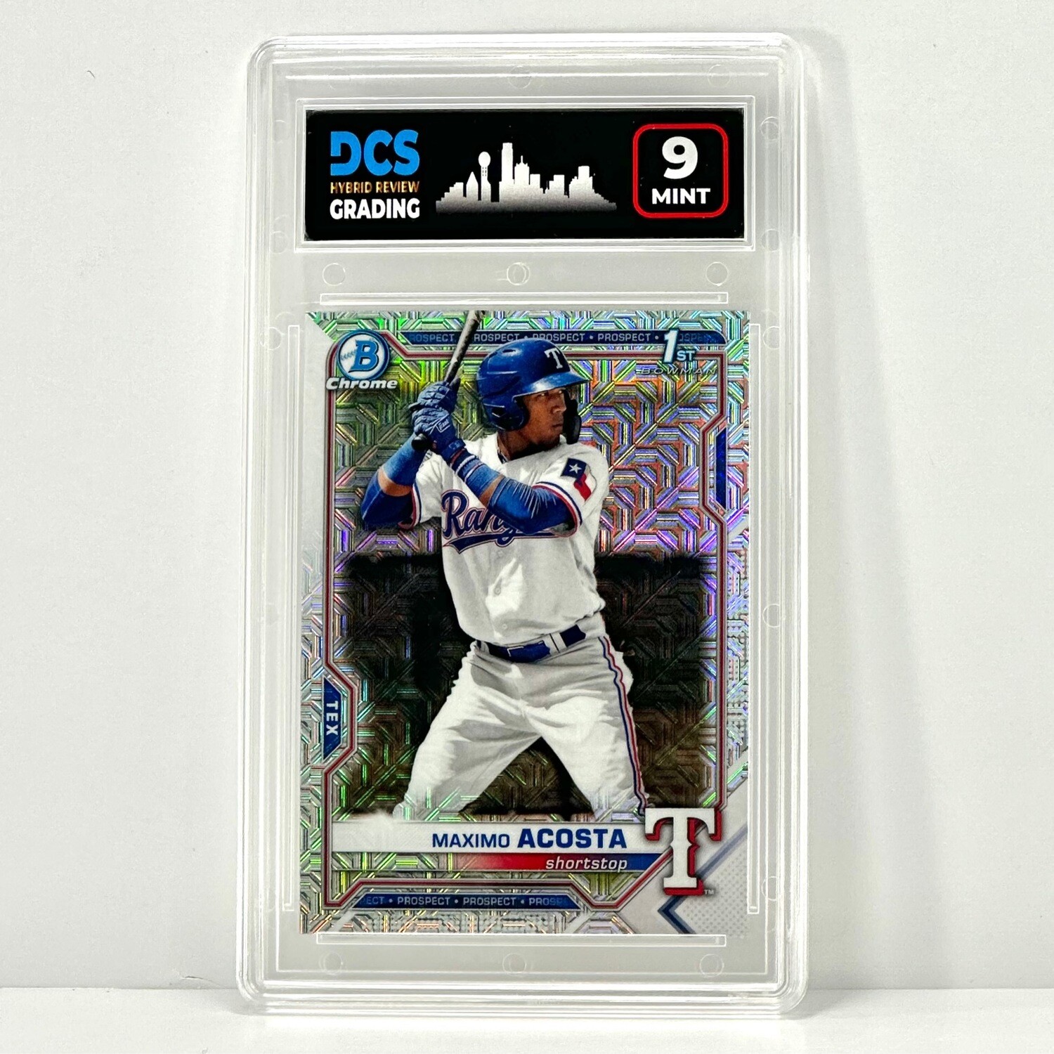 2021 Bowman Mega Box Chrome Maximo Acosta #BCP7 DCS 9