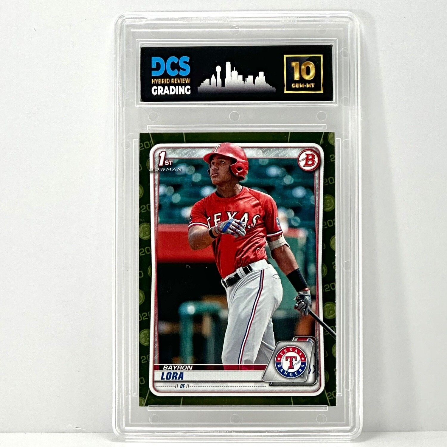 2022 Bowman Bayron Lora #BP-52 Camo DCS 10