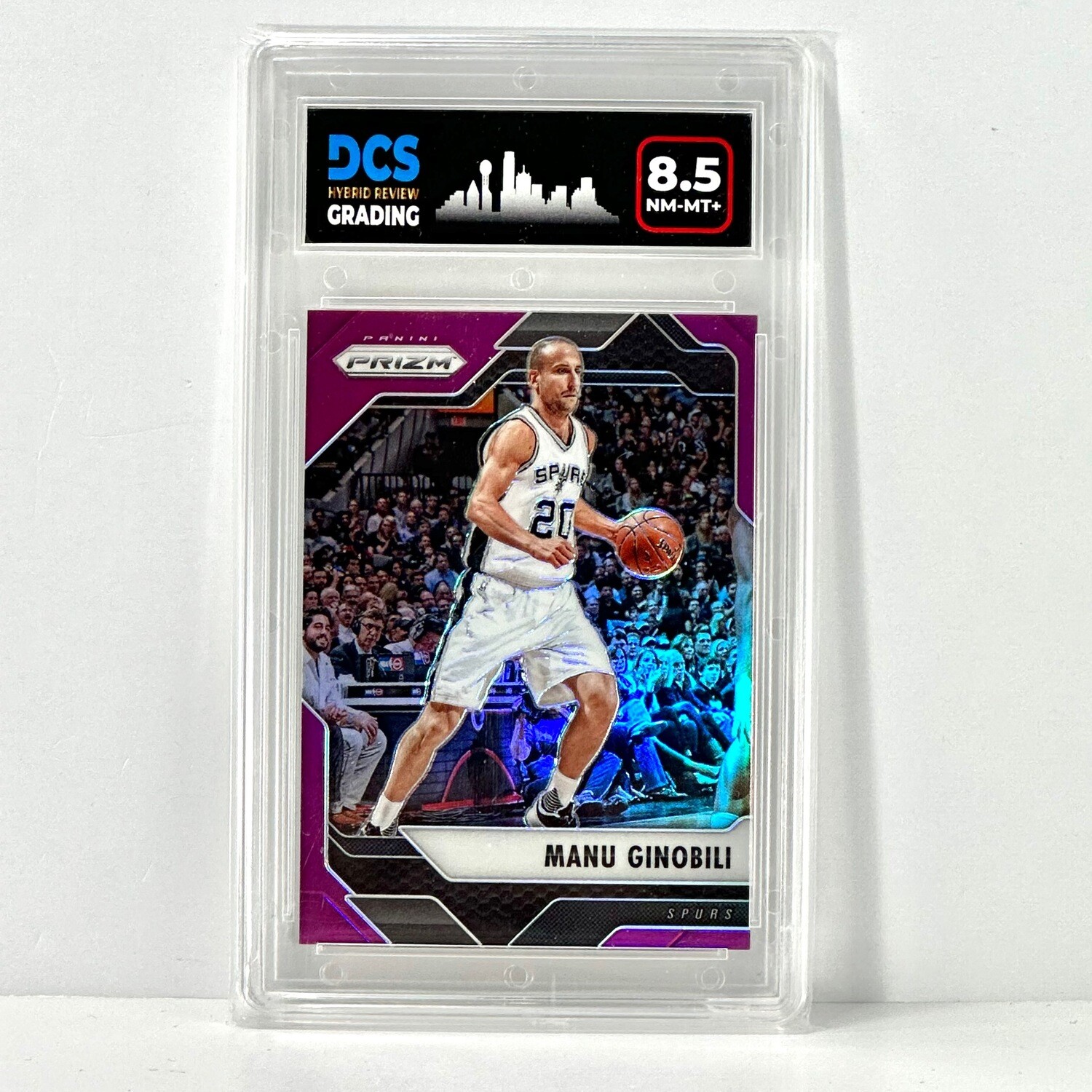 2016-17 Panini Prizm Basketball Manu Ginobili Purple Prizm /75