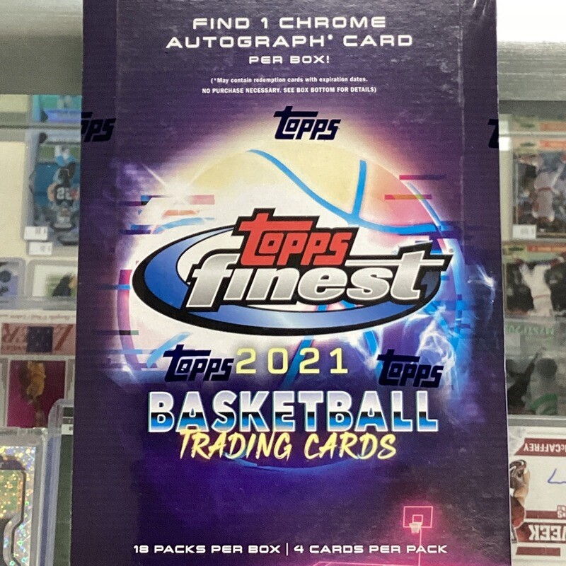 (R) 2021 Topps Finest Basketball Hobby Box (R)
