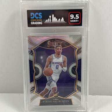 2020-2021 Select Basketball Tyrese Haliburton #72 Silver Prizm DCS9.5