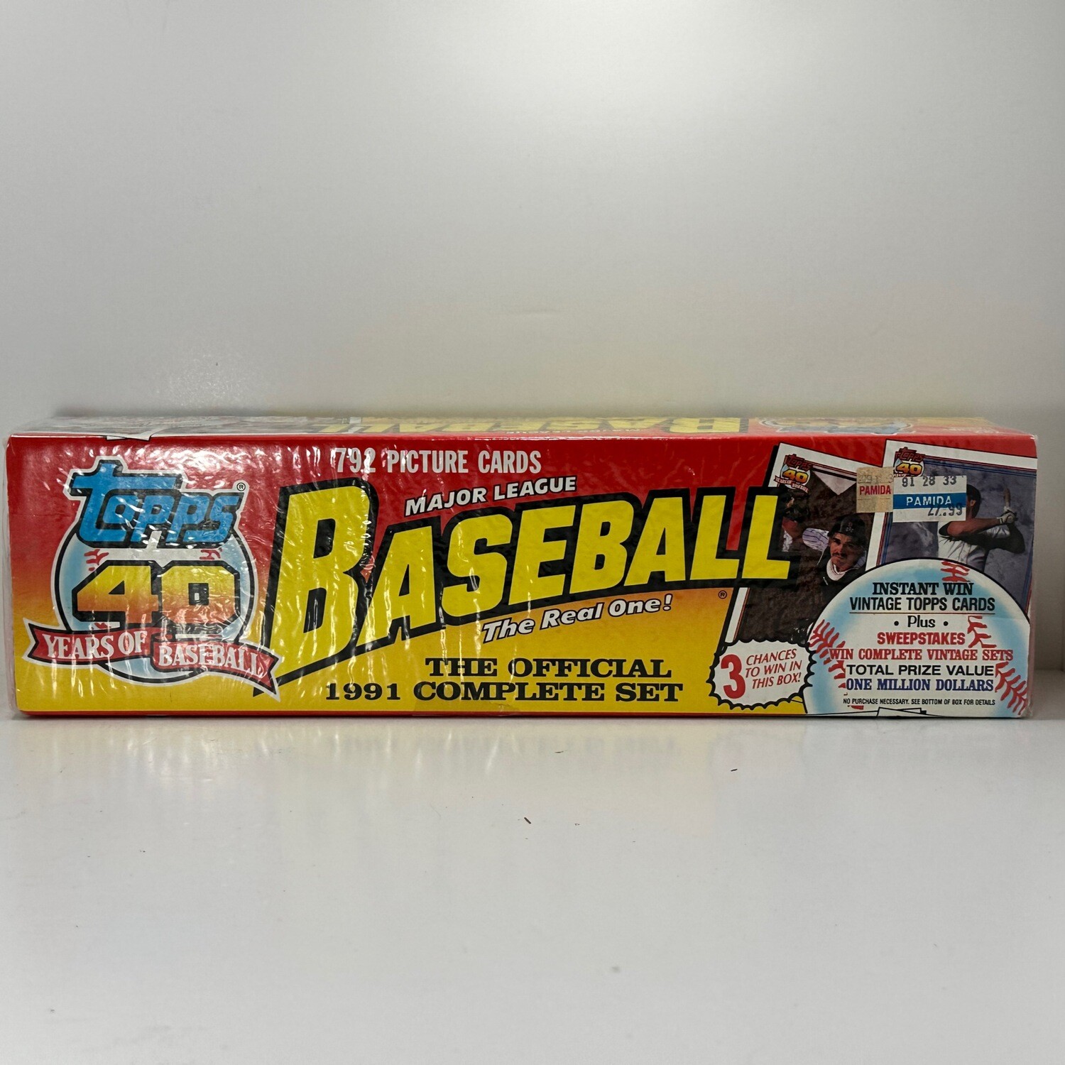 1991 Topps Baseball Complete  Set New Factory Sealed 792 Cards