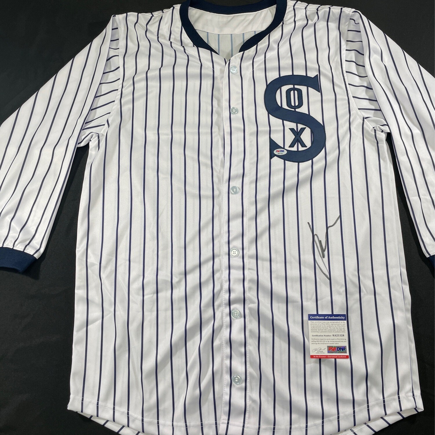 John Cusack White Chicago White Sox Beckett Authenticated  Autographed Jersey