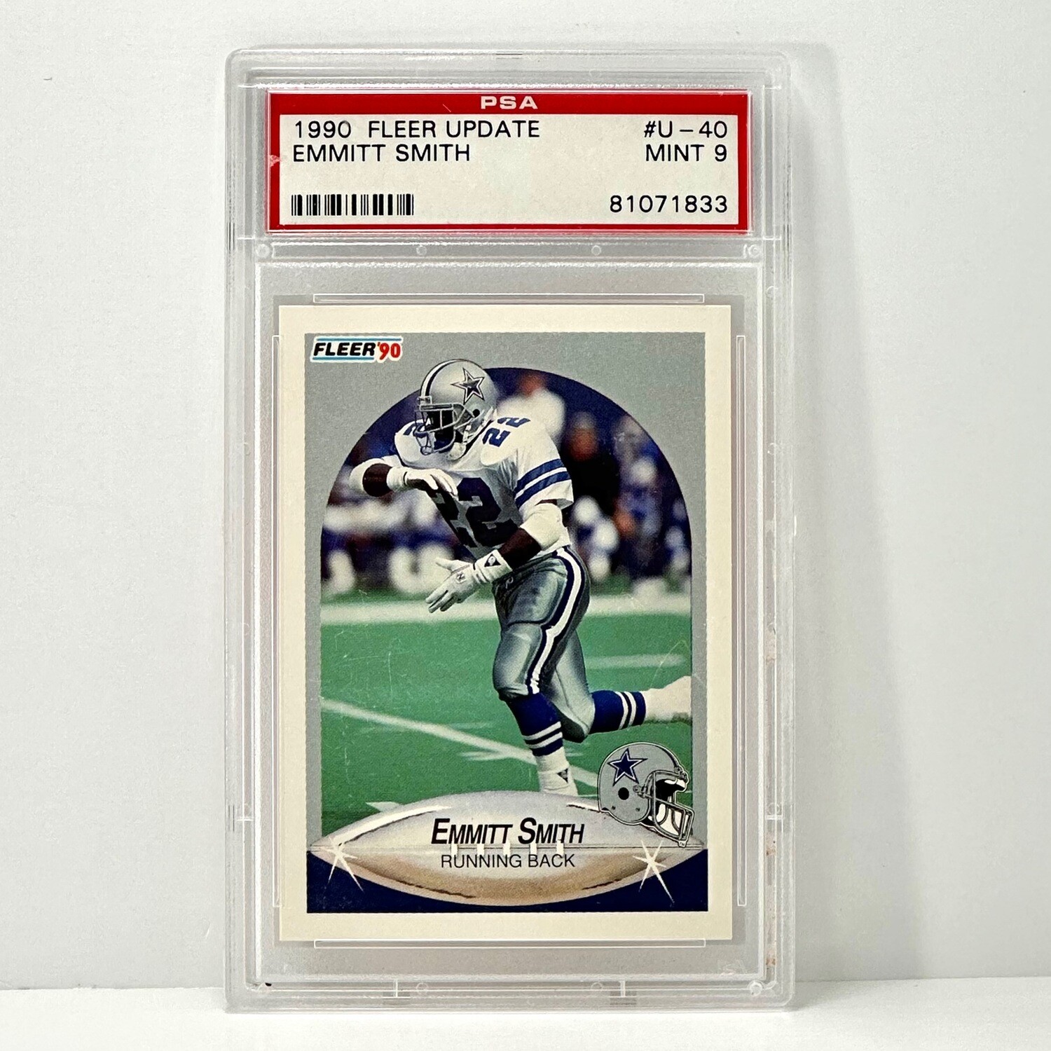 2000 Fleer Update Emmitt Smith U-40 PSA 9