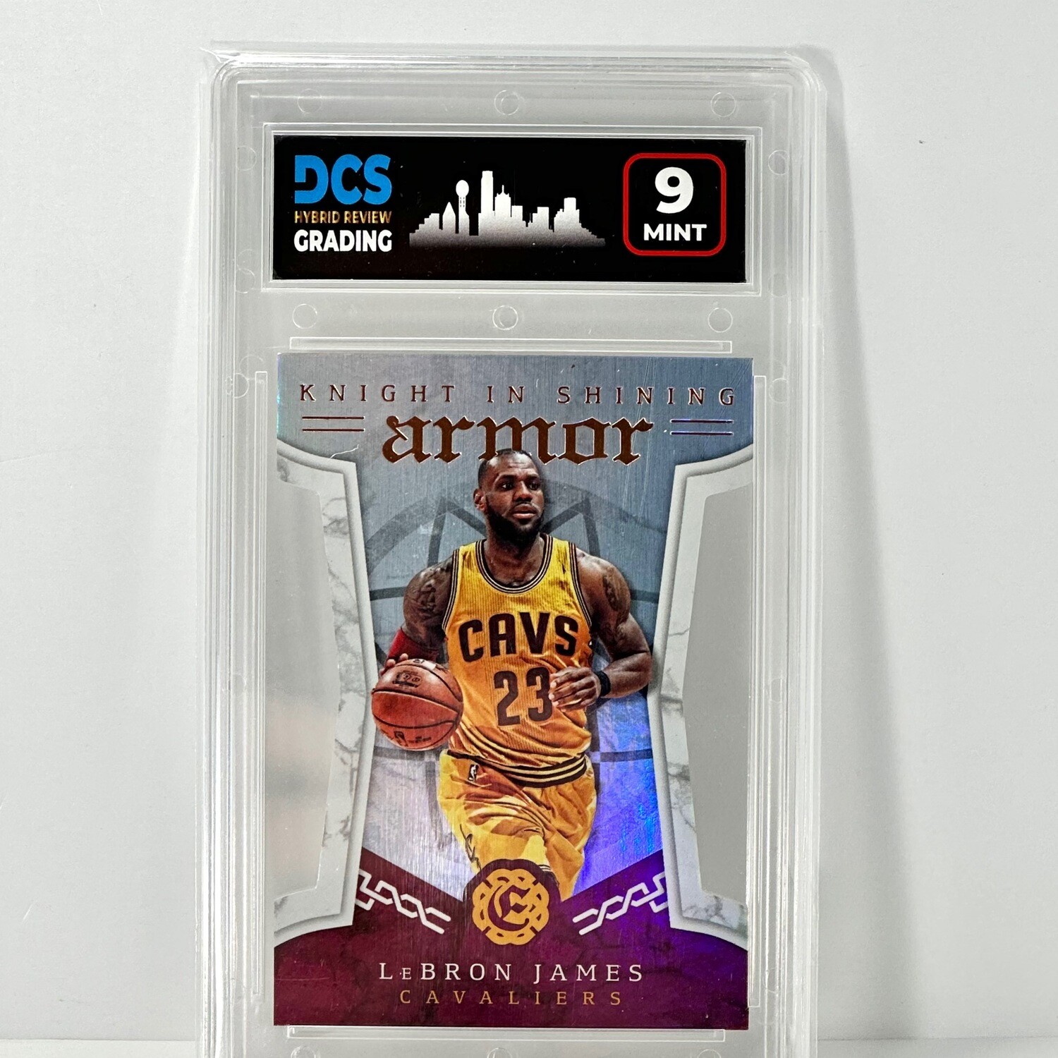 2016-17 Excalibur #5 Knight in Shining Armor Lebron James DCS9