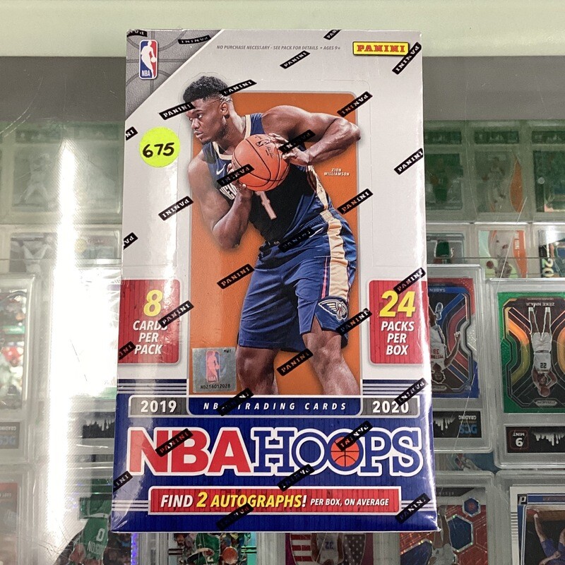 2019-20 Panini NBA Hoops Basketball Hobby Box