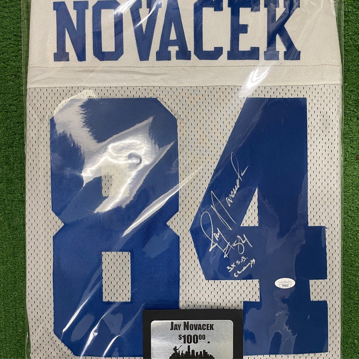 Jay Novacek Dallas Cowboys JSA Authenticated Autographed Jersey