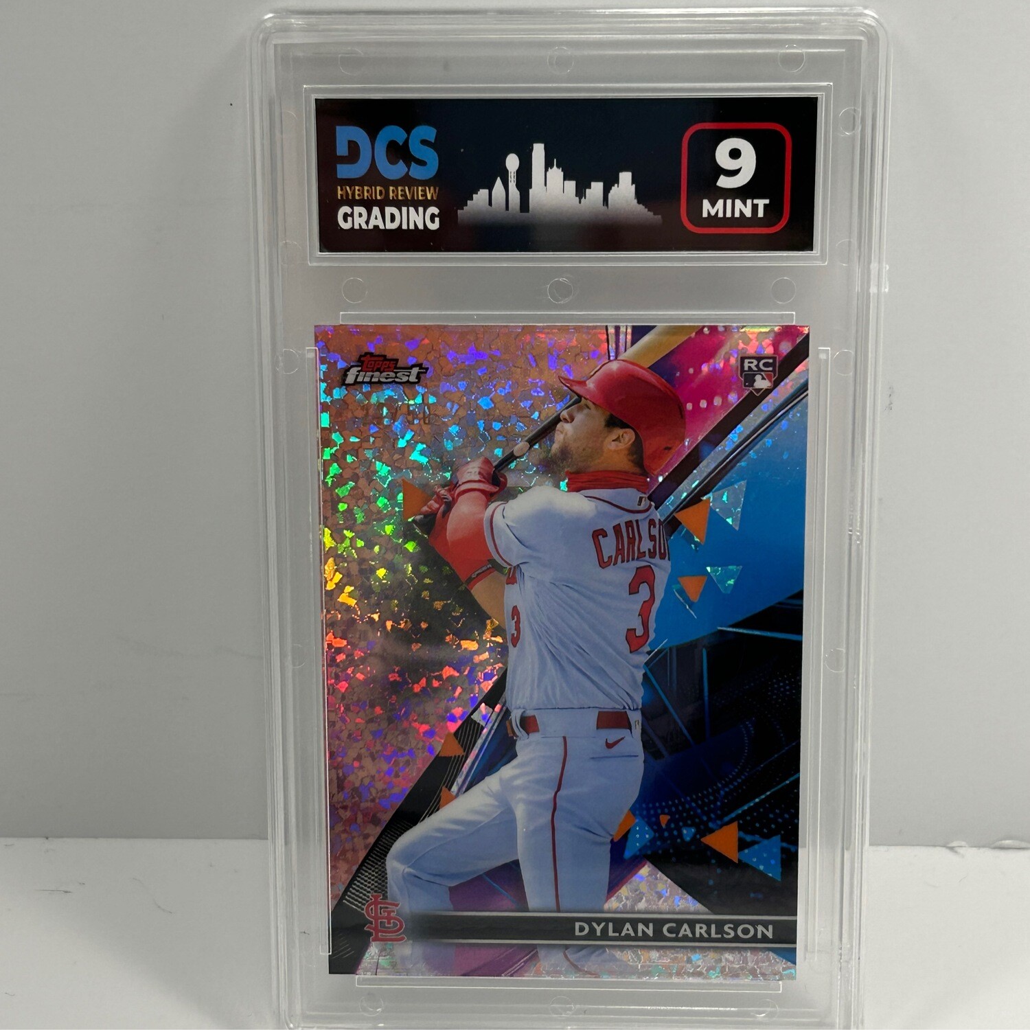 2021 Topps Finest #42 Dylan Carlson Mini Gold Diamond  /50 DCS 9
