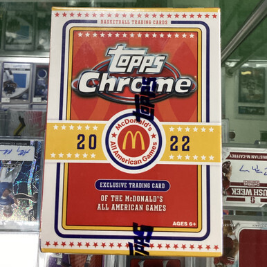 2022 Topps Chrome McDonald’s All American Basketball Blaster Box