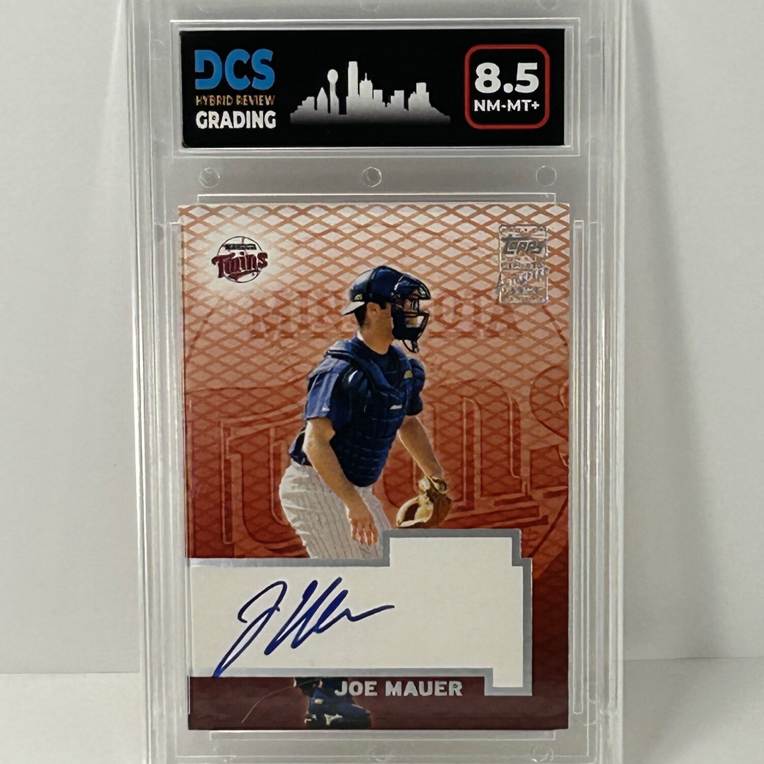 2003 Topps Certified Autograph JOE MAUER #TA-JM Minnesota Twins DCS 8.5