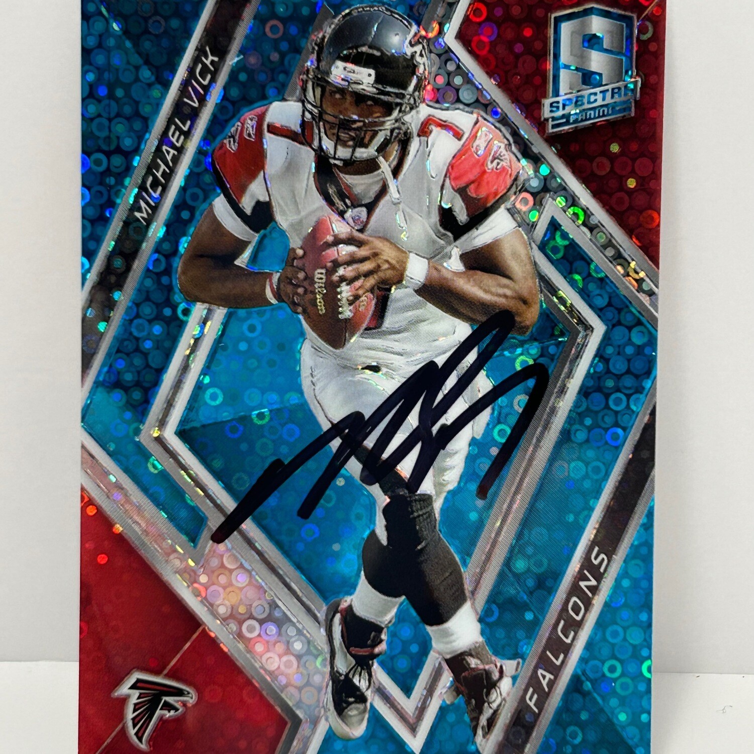 2018 Panini Spectra Michael Vick On-Card Autograph JSA Authenticated