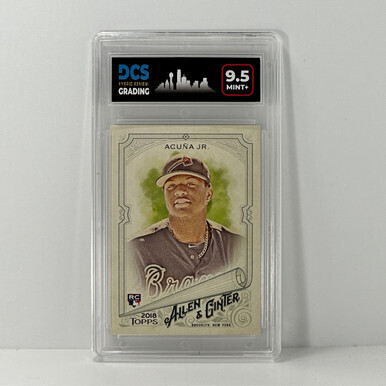 2018 Topps Allen & Ginter #207 Ronald Acuna Jr DCS 9.5