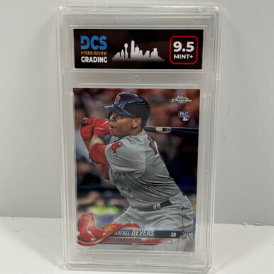 2018 Topps Chrome #25 Rafael Devers DCS9.5