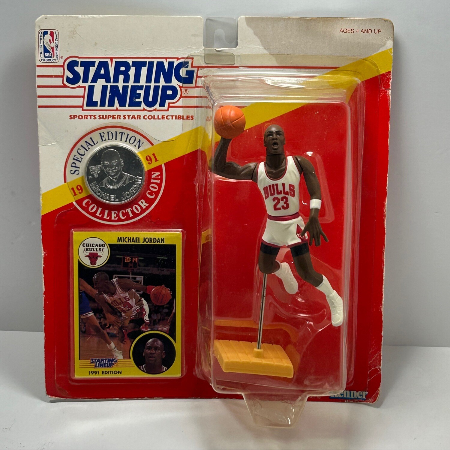 1991 Michael Jordan Starting Lineup W/ Special Edition Collector Coin