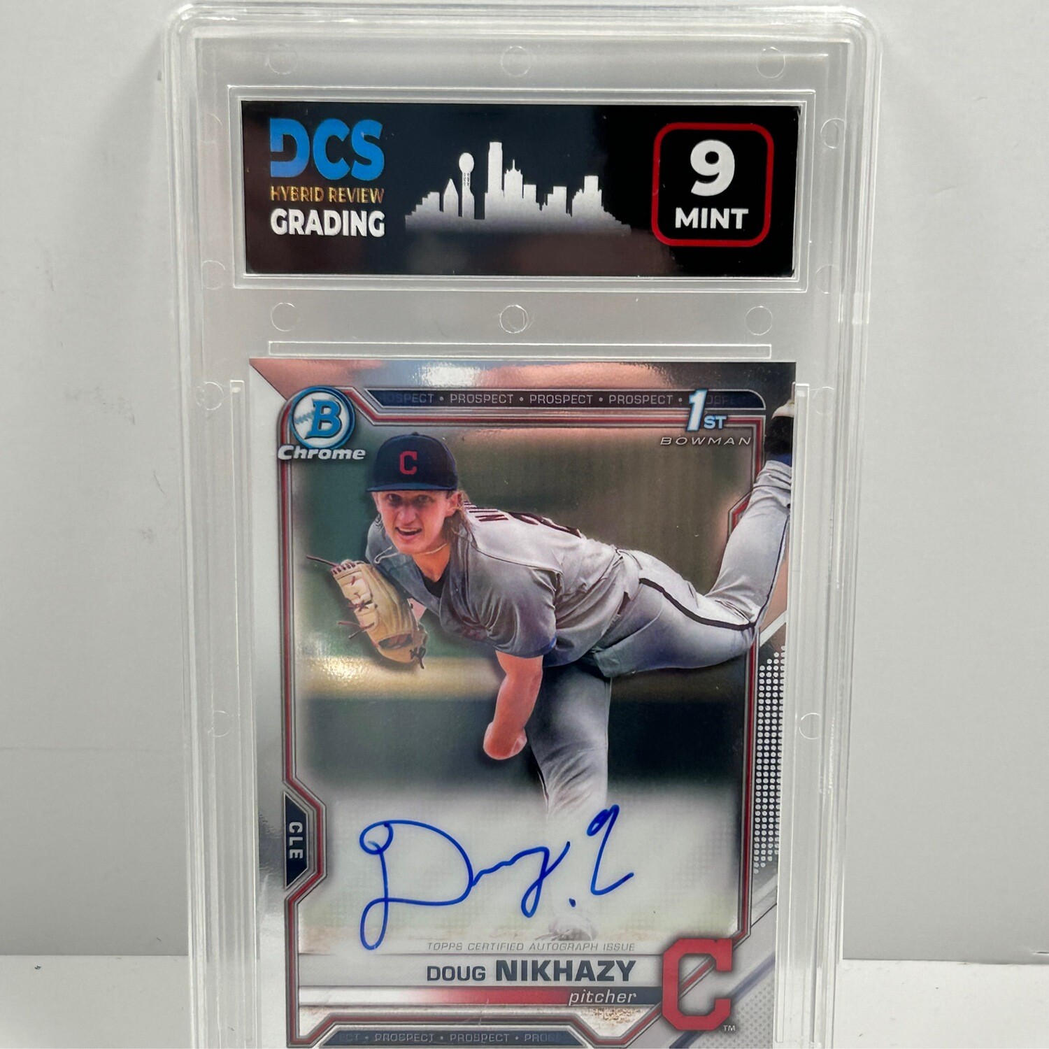 2021 Bowman Chrome 1st Doug Nikhazy Auto DCS 9
