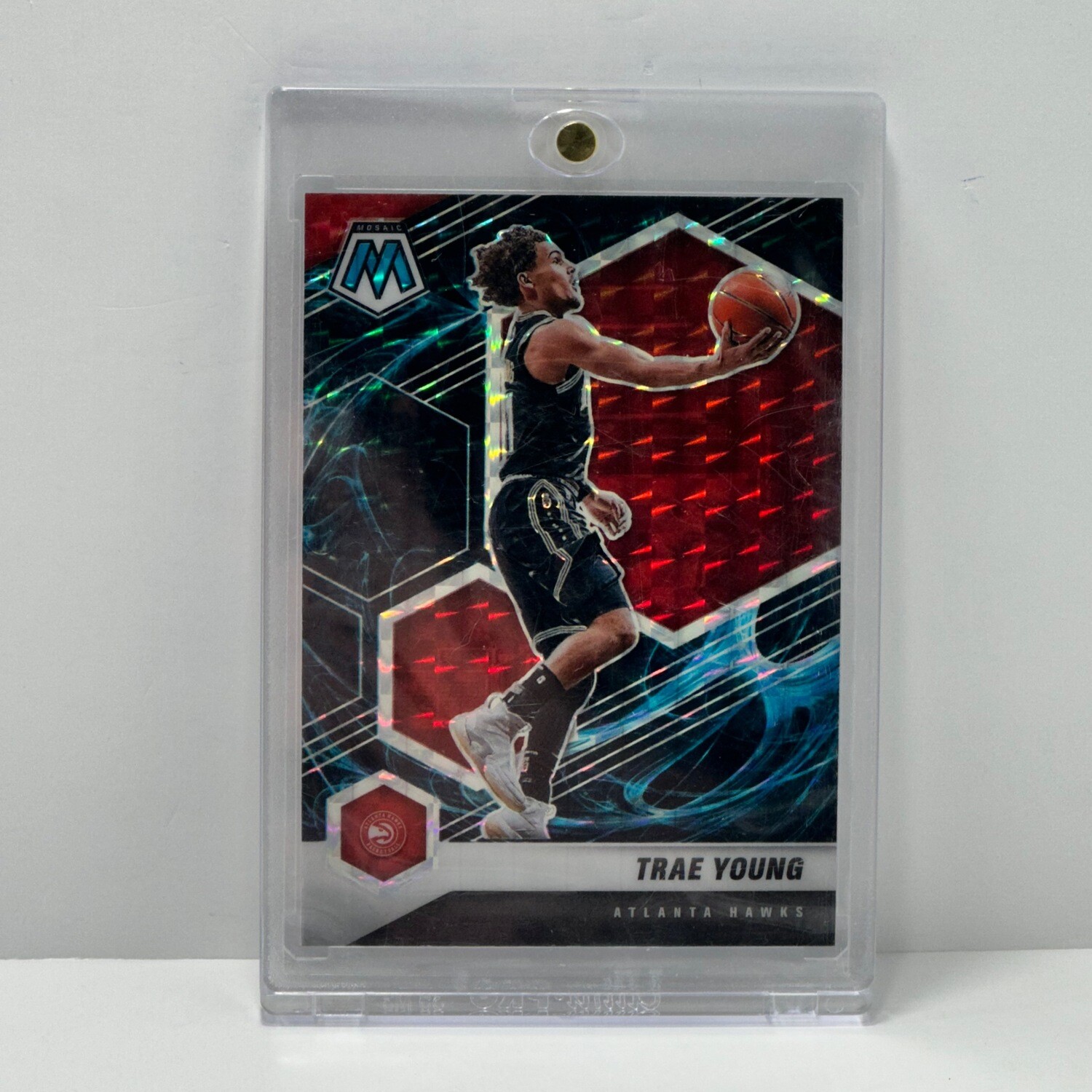 2020 -21 Panini Mosaic Trae Young Genesis Prizm SP