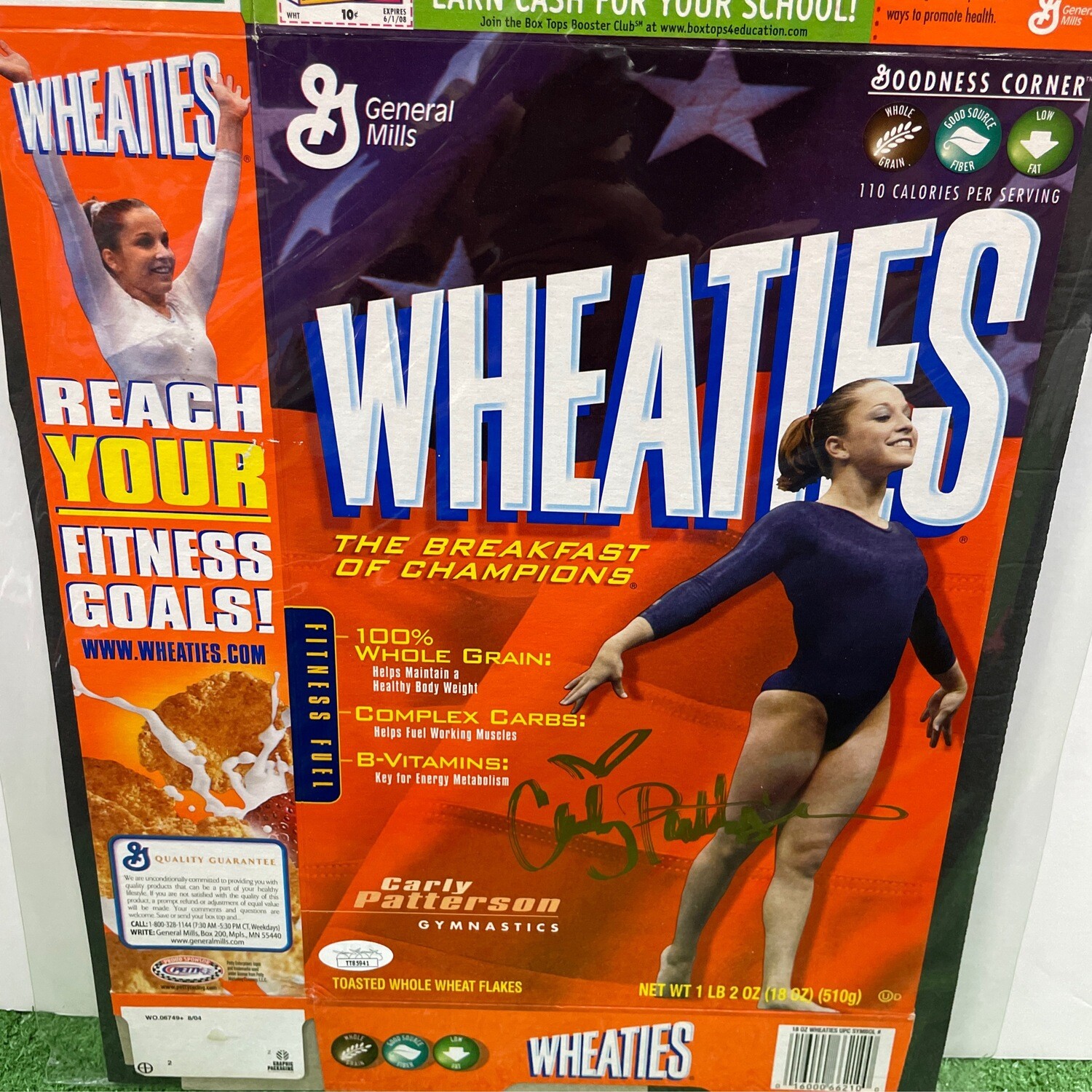 Carley Patterson JSA Authenticated Autographed Wheaties Box