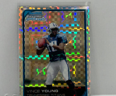 2006 Bowman Chrome X-Fractor #d /250 Vince Young #221 Rookie RC