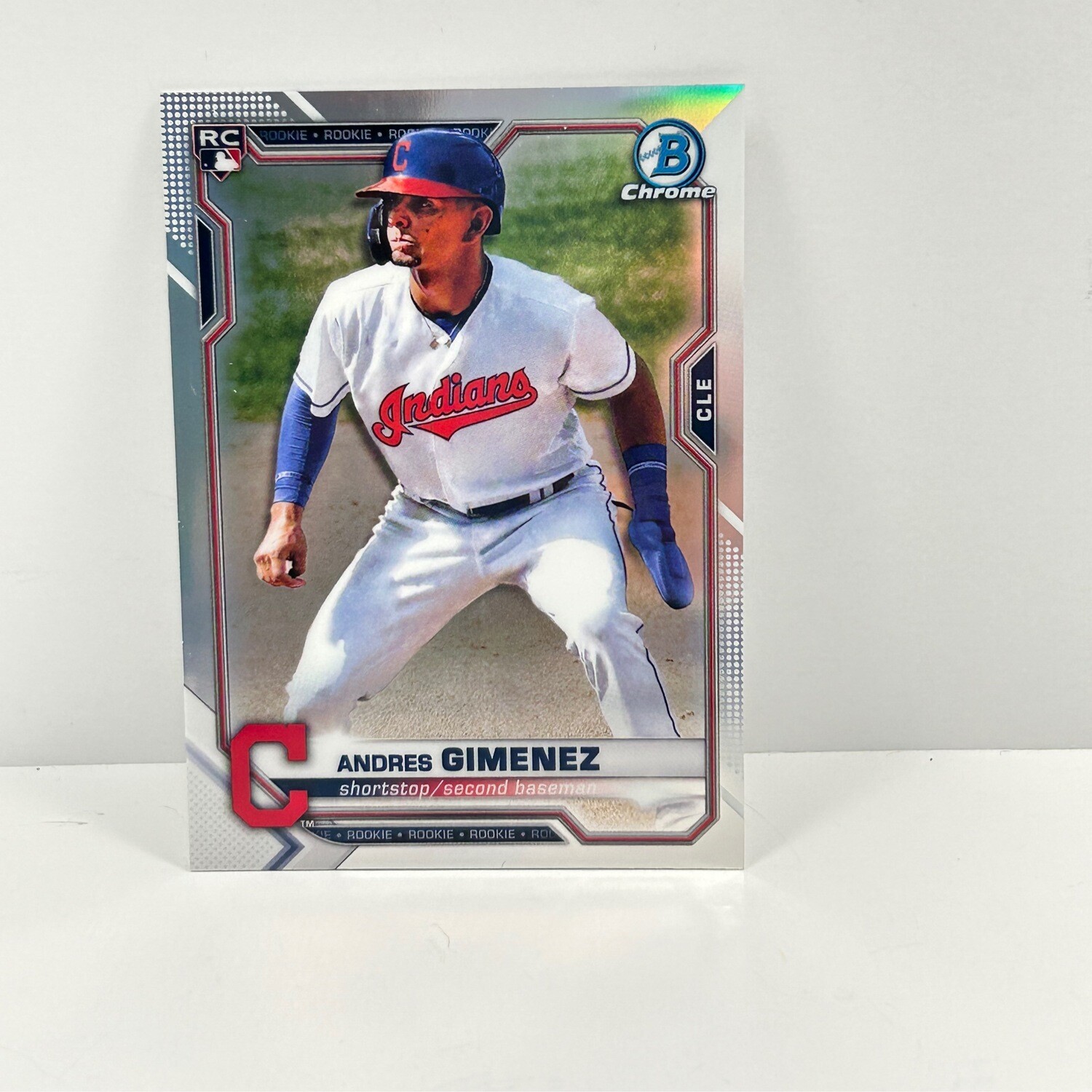 2021 Bowman #12 Andres Gimenez Refractor