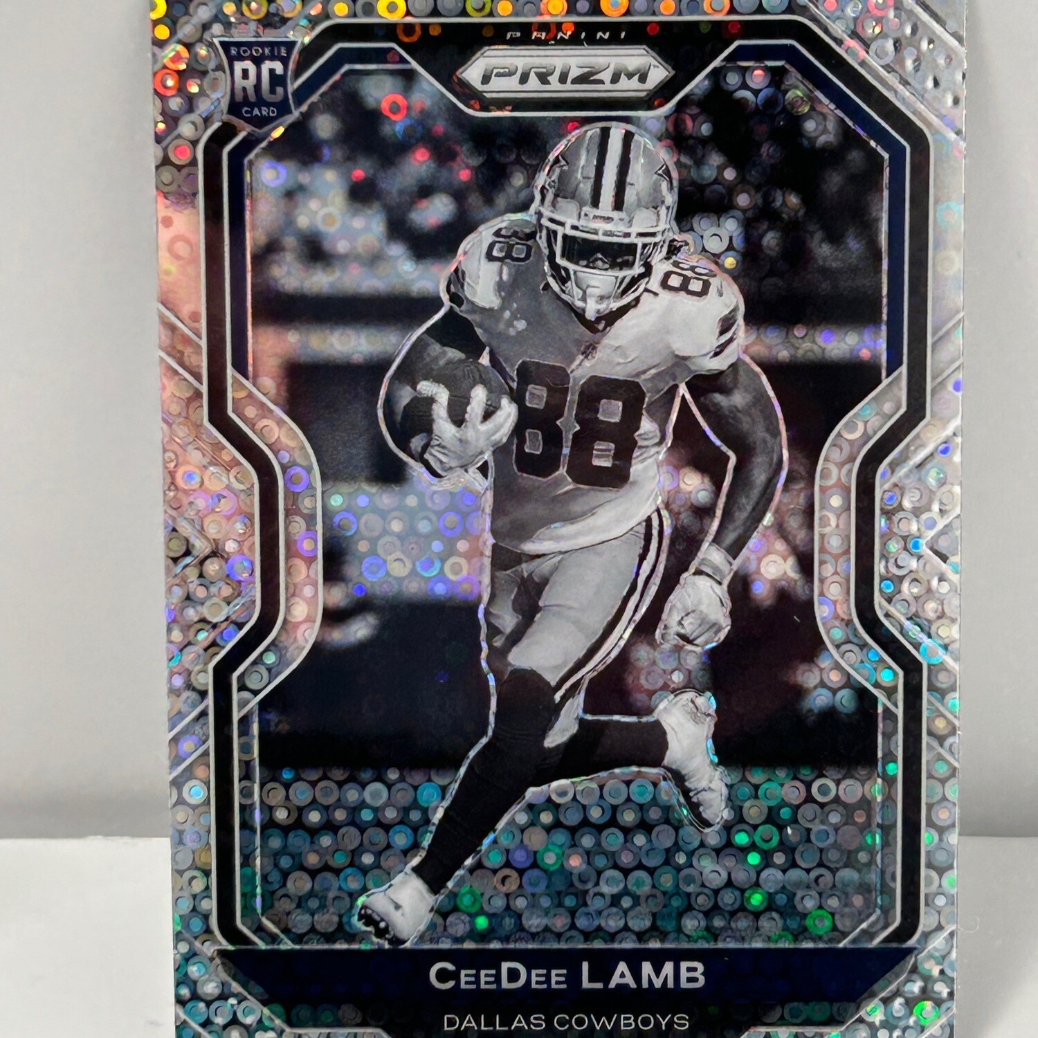 2020 Prizm CEEDEE LAMB Variation Negative Disco No Huddle