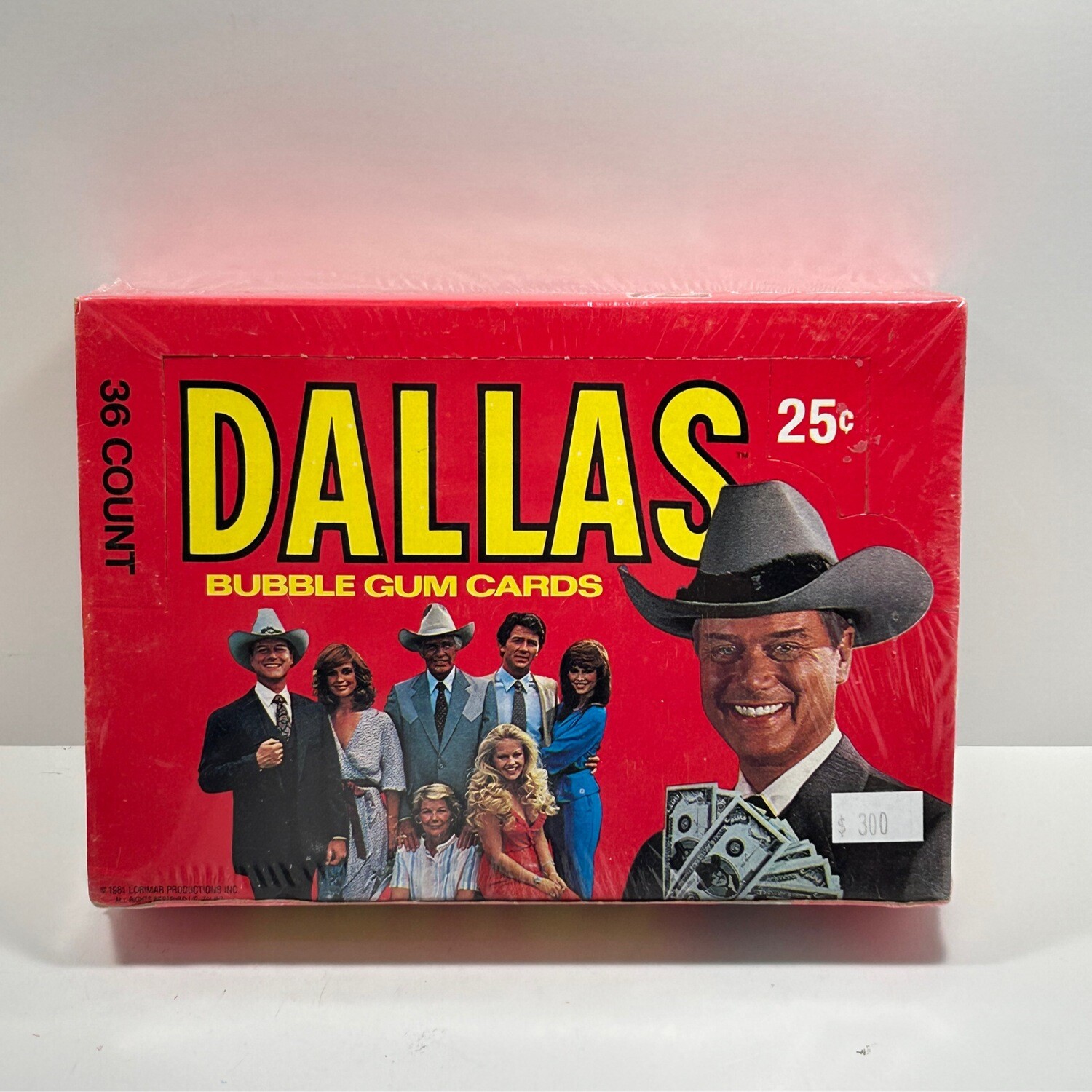 1981 Dallas Bubble Gum Cards Sealed Box