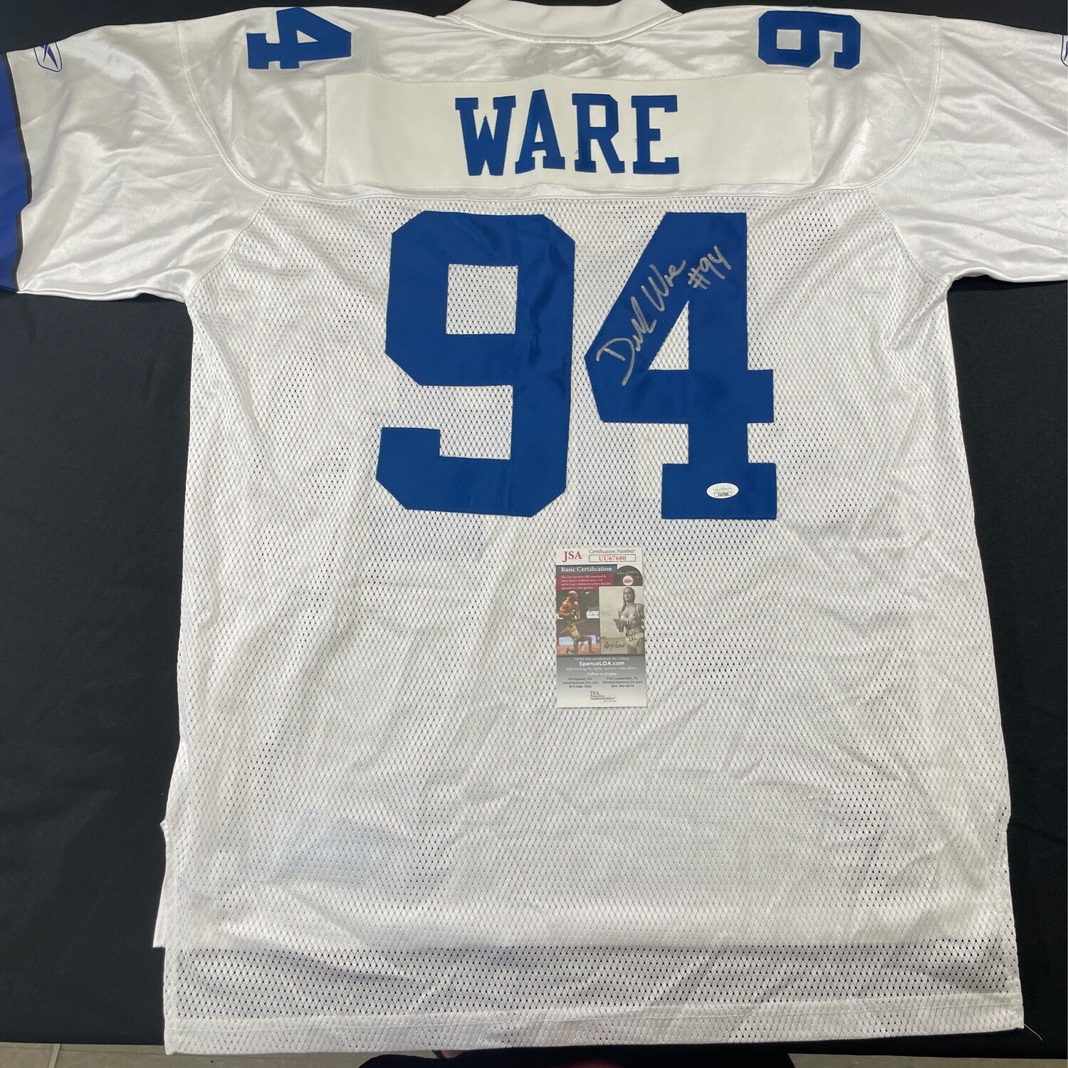 Demarcus Ware White Dallas Cowboys JSA Authenticated Autographed Jersey