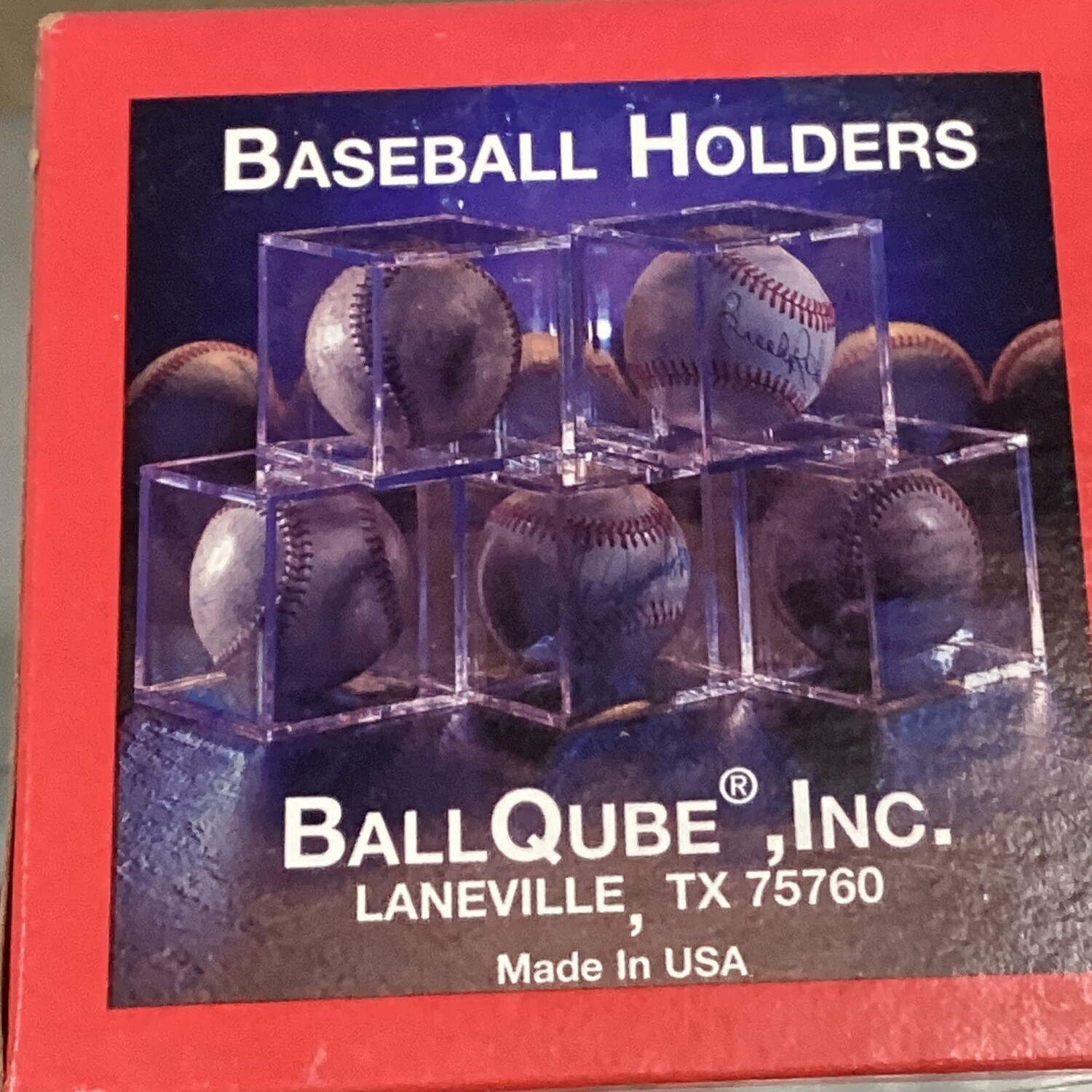 Baseball holders ballqube