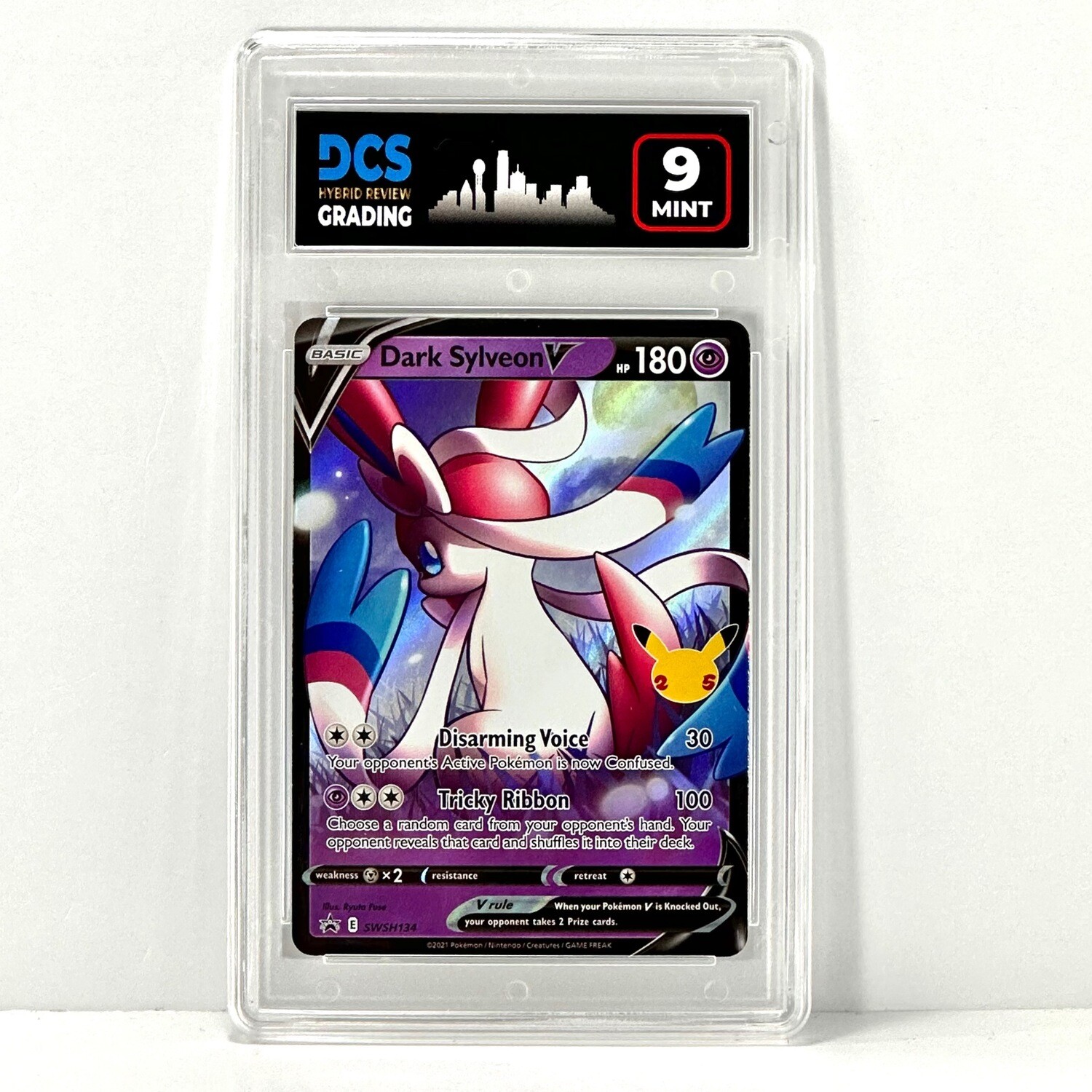 Dark Sylveon V SWSH134 Holo - Pokemon Celebrations Promo DCS 9