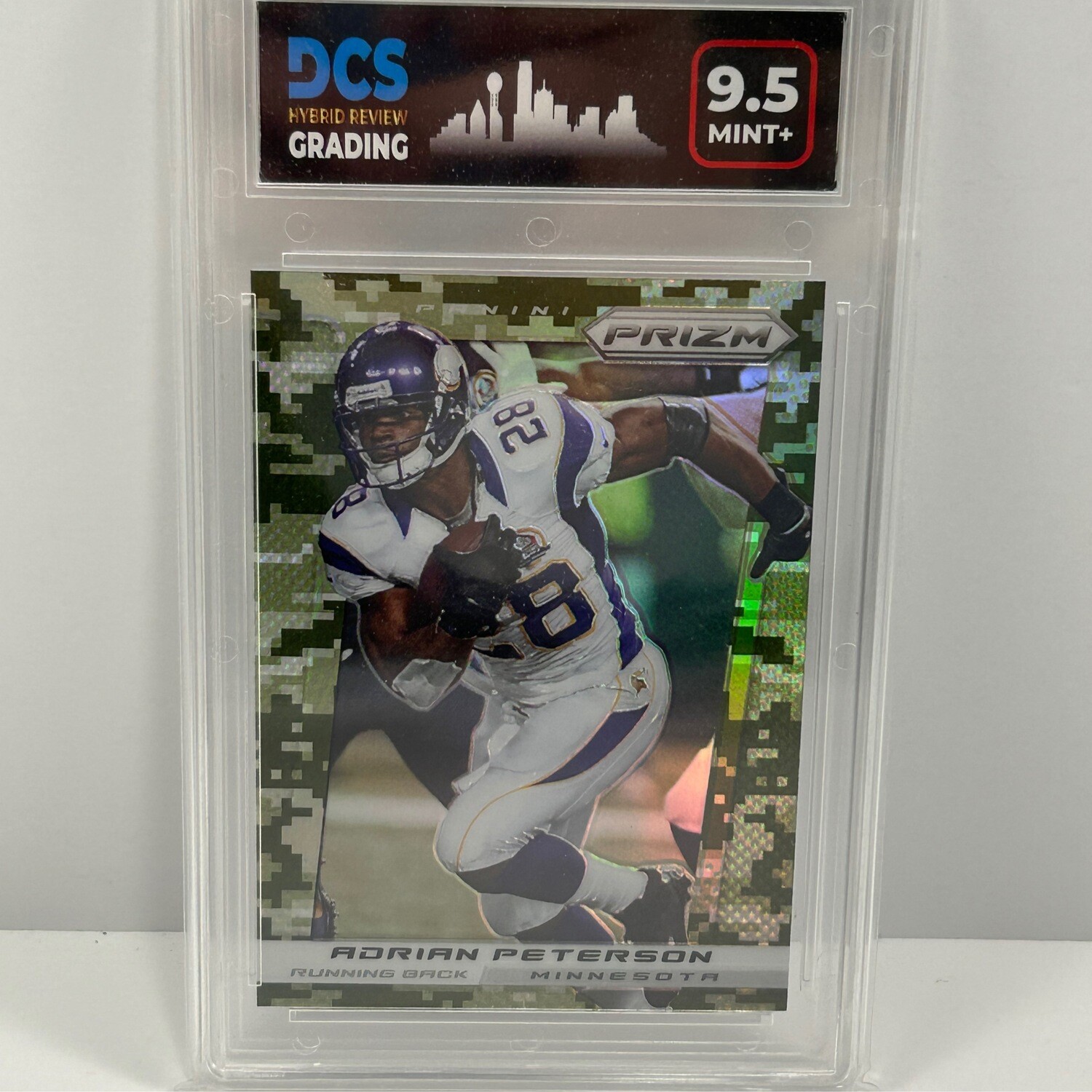 2013 Prizm Adrian Peterson Camo Prizm DCS9.5