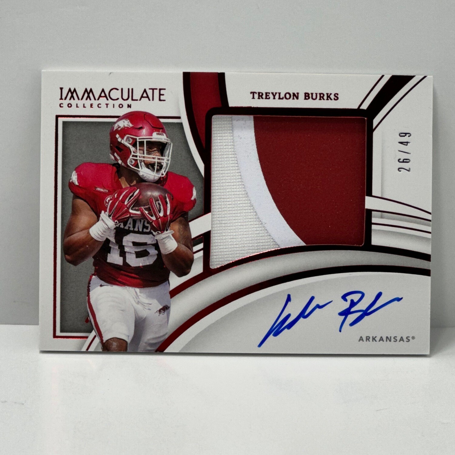2022 TREYLON BURKS IMMACULATE COLLEGIATE RPA #d /49