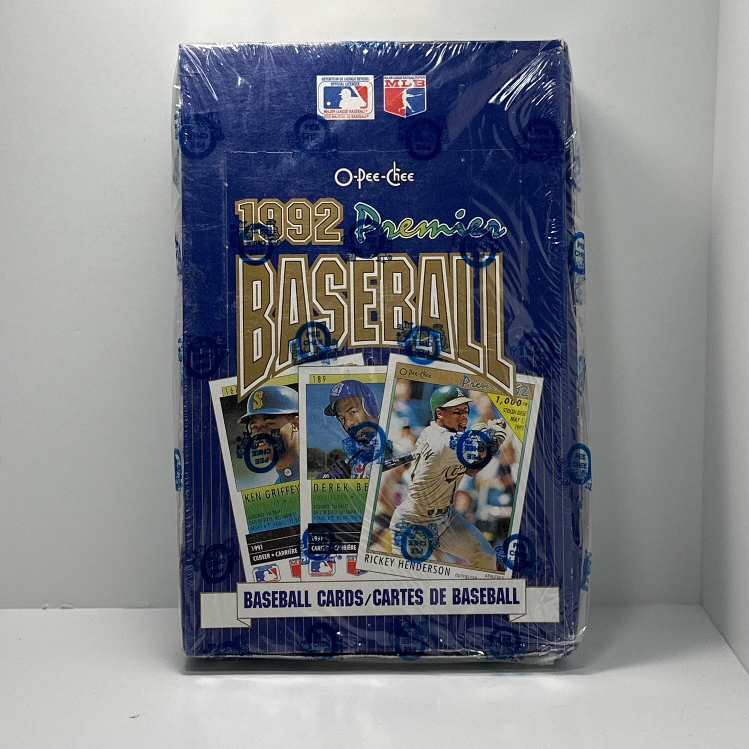 1992 O-Pee-Chee Premier Baseball Wax Box Factory Sealed 36 Unopened Packs