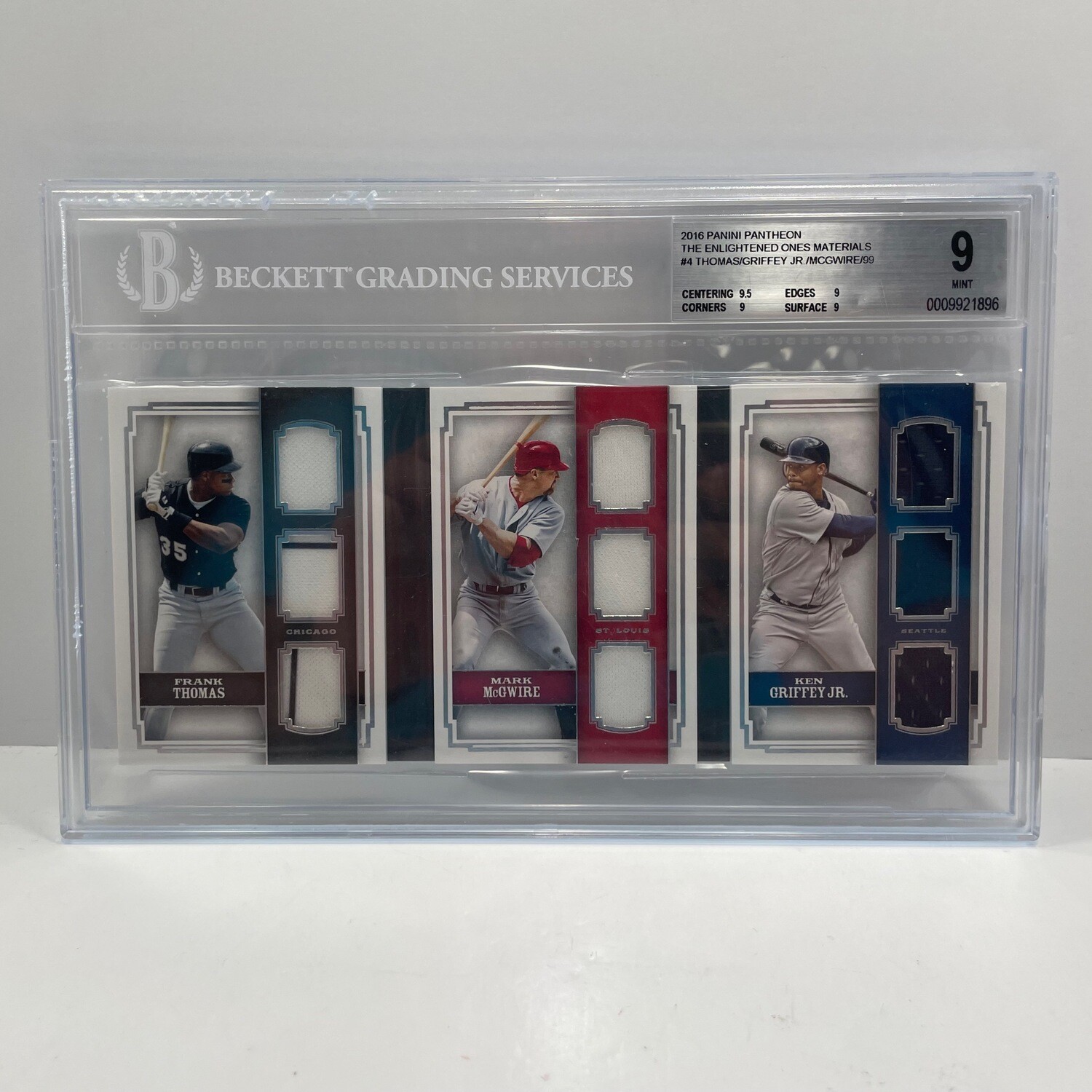 2016 Pantheon Enlightened Ones Thomas Griffey McGwire /99 BGS 9