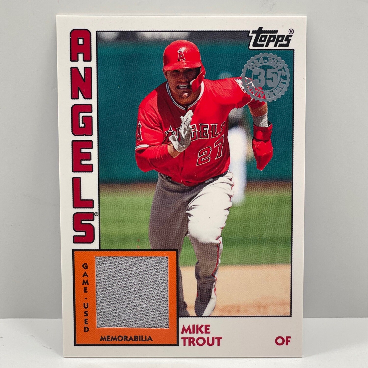 2019 Topps '84 Topps Relic #84RMT MIKE TROUT