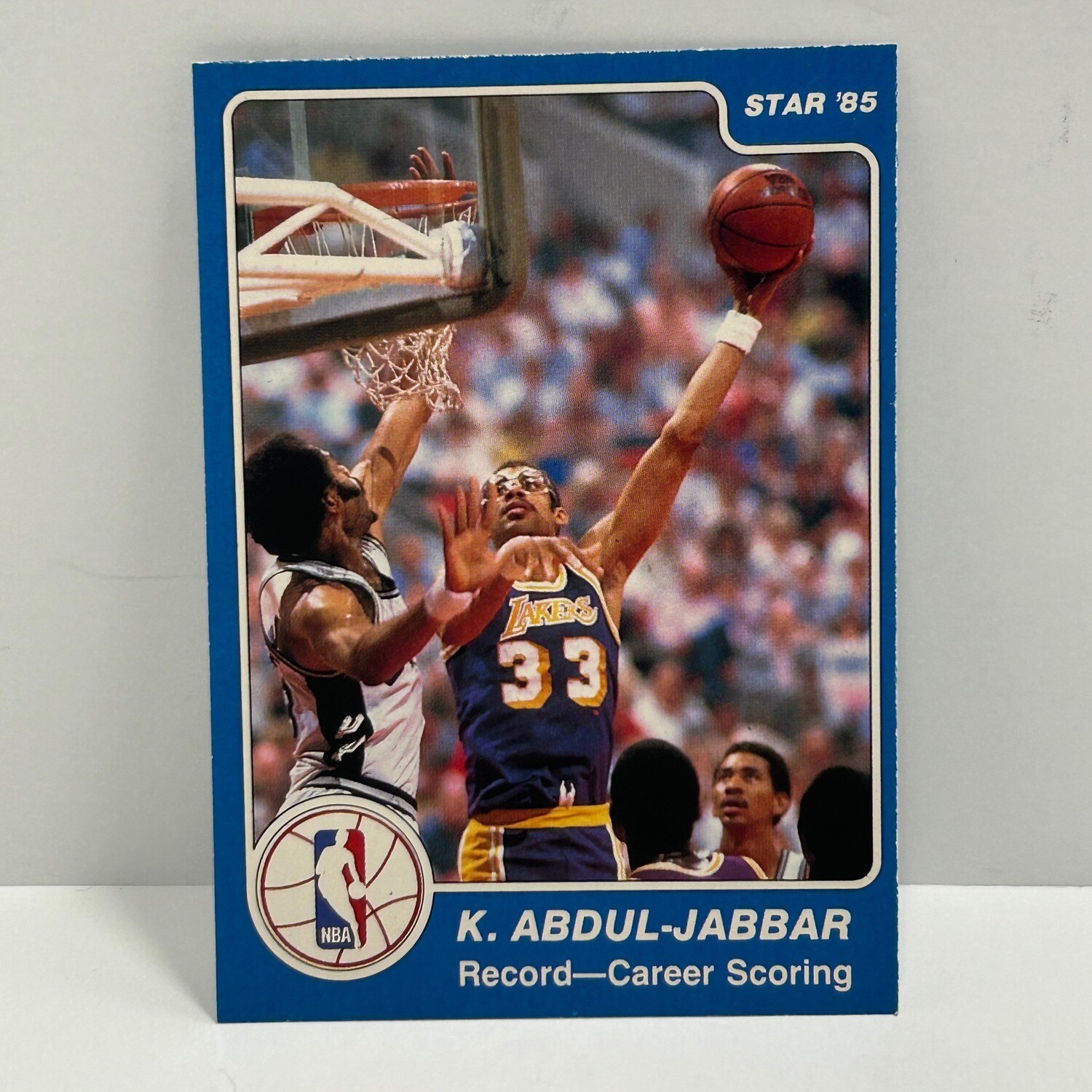 1984 Star Basketball # 282 Kareem Abdul-Jabbar