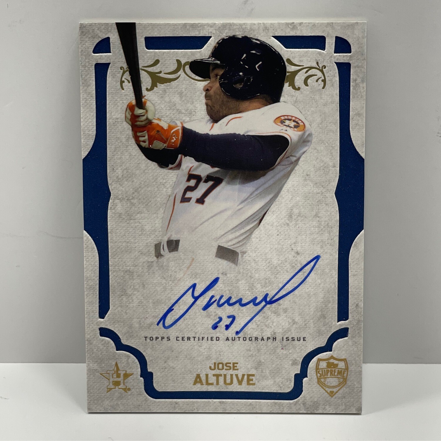 2015 Topps Supreme Bold Autograph Jose Altuve