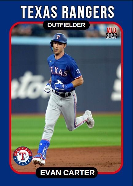 Evan Carter - At the Show BASIC Autograph Ticket