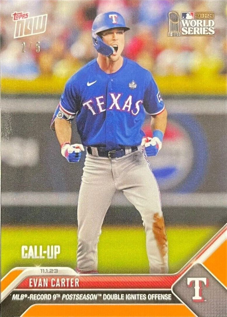 Evan Carter - Mail-In BASIC Autograph Ticket