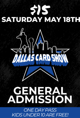 Saturday May 18th - General Admission