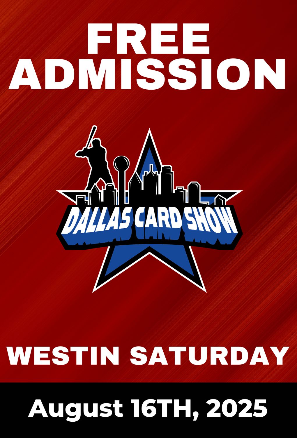 Saturday August 16th - Free Admission