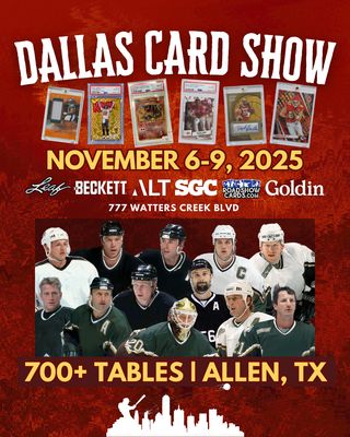 November 6-9, 2025 Dallas Card Show