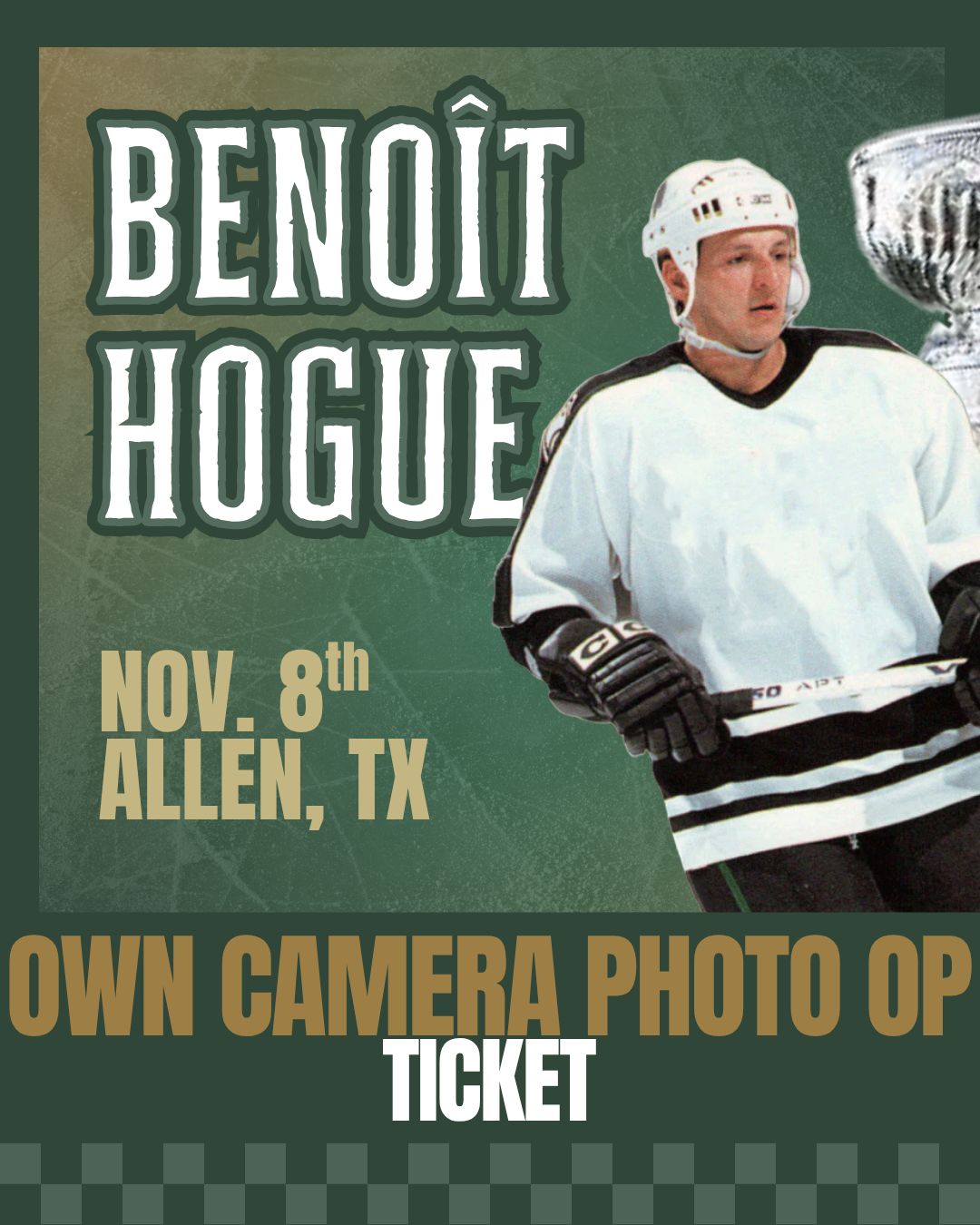 Benoit Hogue - OWN CAMERA PHOTO OP Ticket